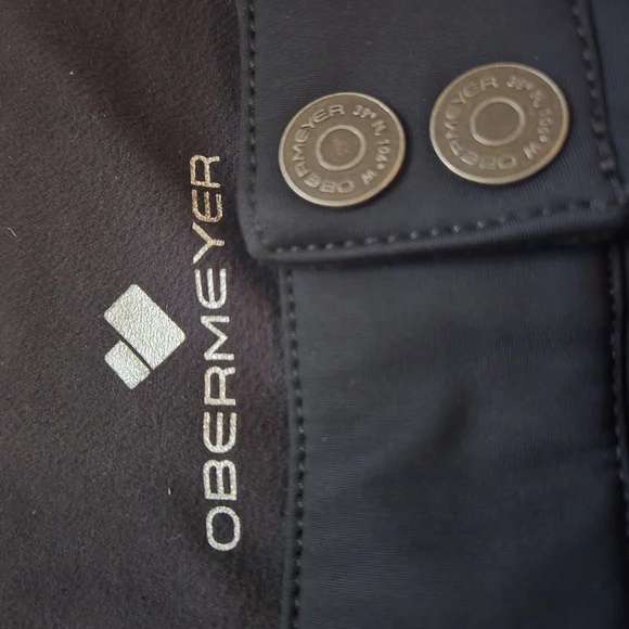 Obermeyer Black Flared Ski Pants Size 12 - Picture 3 of 8